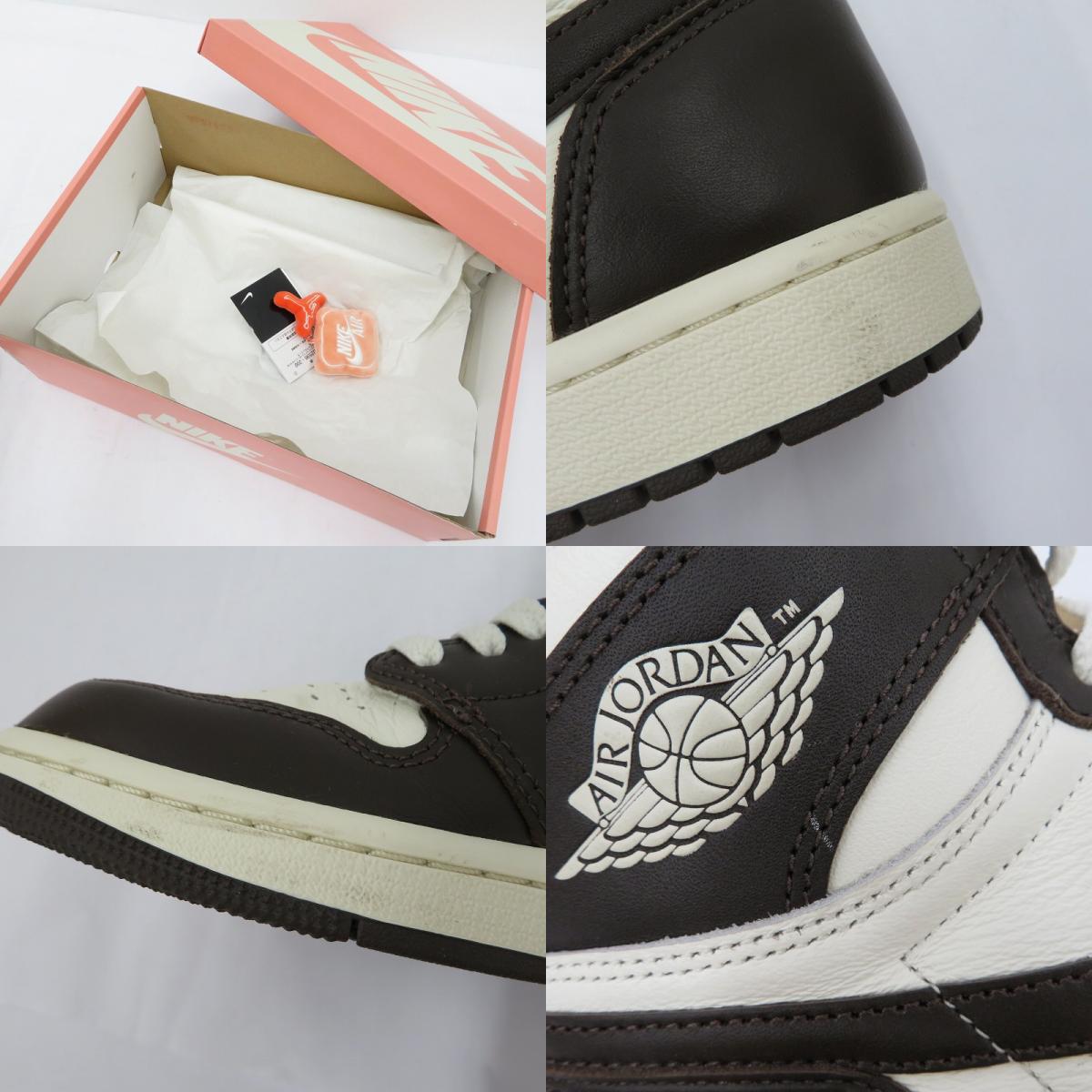 NIKE | ナイキ WMNS AJ1 High OG 'Baroque Brown' スニーカー FD2596-200 エアジョーダン ブラウン 28cm【瀬戸大橋店】