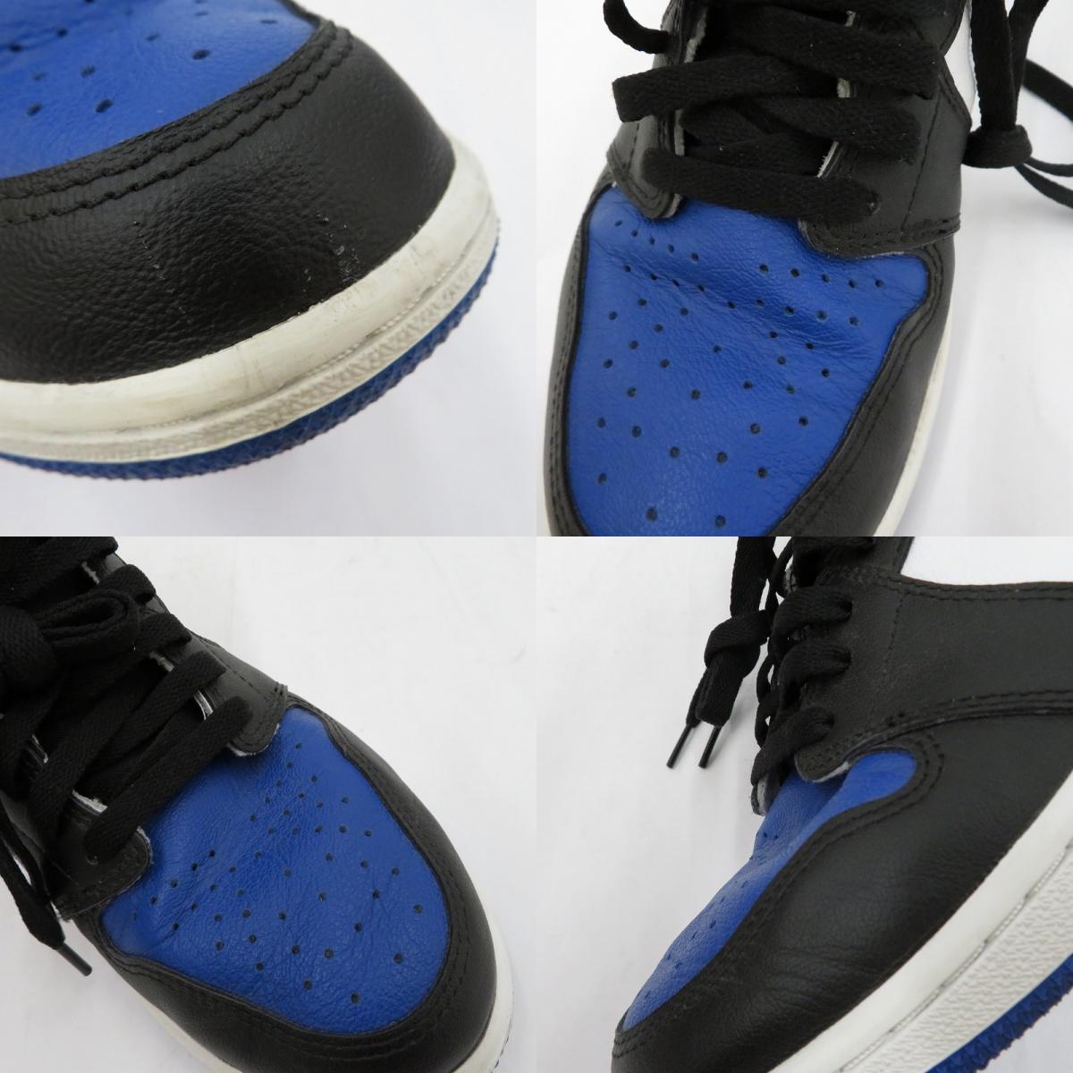 NIKE | ナイキ AJ1 Retro High OG 'Royal Toe' スニーカー 555088-041 エアジョーダン ブルー 28cm【瀬戸大橋店】