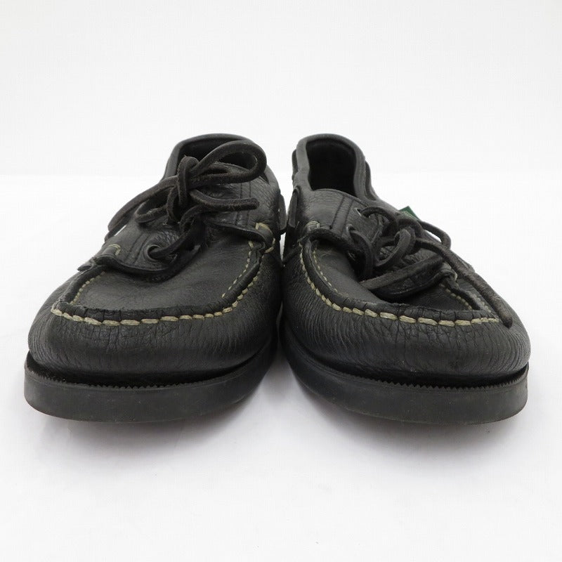 Paraboot | パラブーツ Barth デッキシューズ ブラック 24cm【瀬戸大橋店】