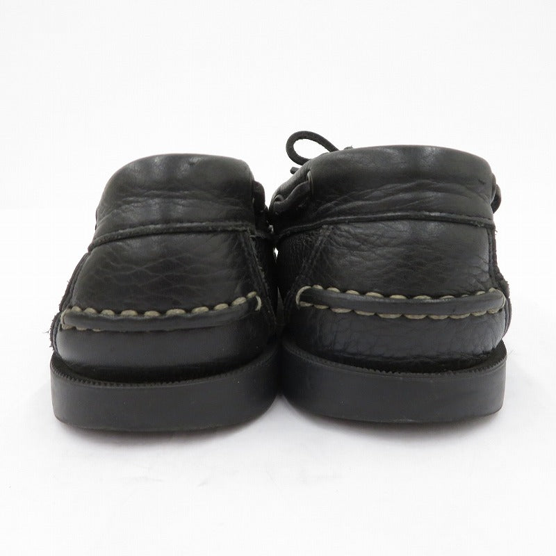 Paraboot | パラブーツ Barth デッキシューズ ブラック 24cm【瀬戸大橋店】