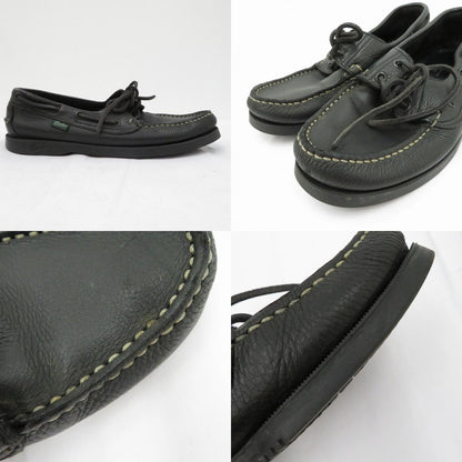 Paraboot | パラブーツ Barth デッキシューズ ブラック 24cm【瀬戸大橋店】