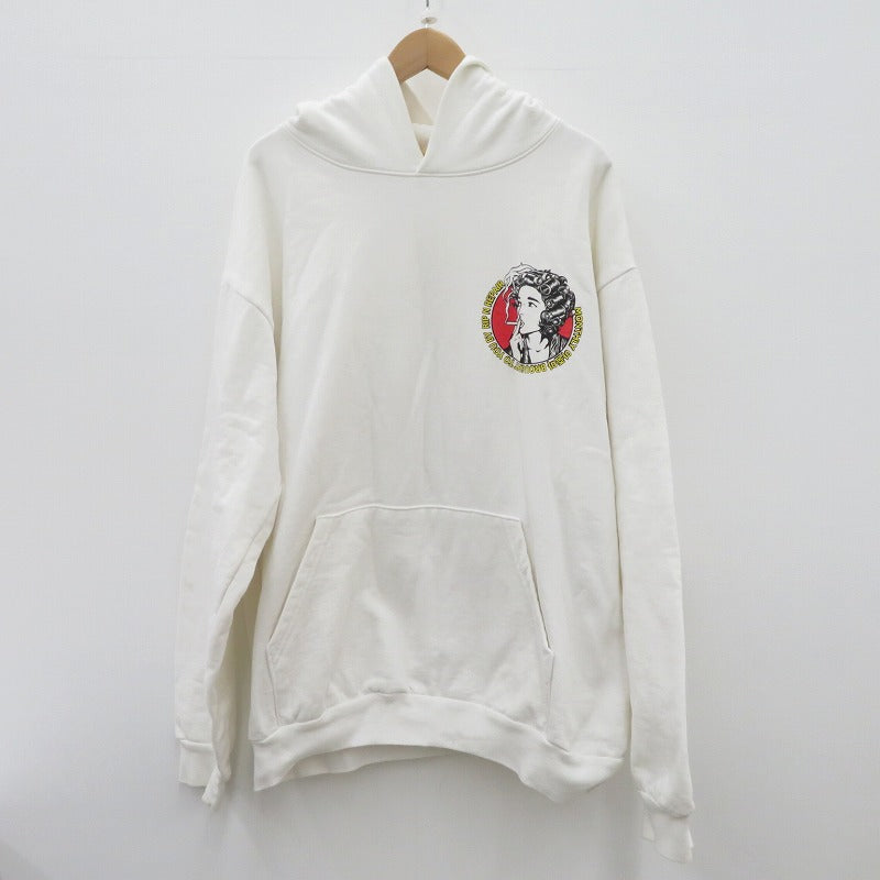 パーカー RIPNRPR ホワイト サイズ：XL【瀬戸大橋店】