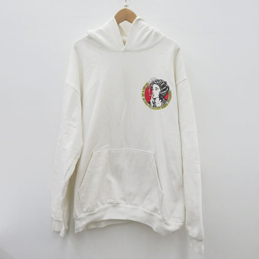 パーカー RIPNRPR ホワイト サイズ：XL【瀬戸大橋店】
