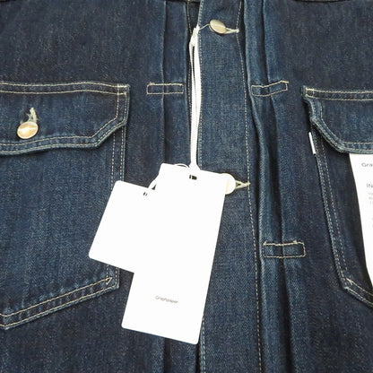 Graphpaper | グラフペーパー Selvage Denim Jacket デニム GU261-20054DB ブルー サイズ：2【瀬戸大橋店】