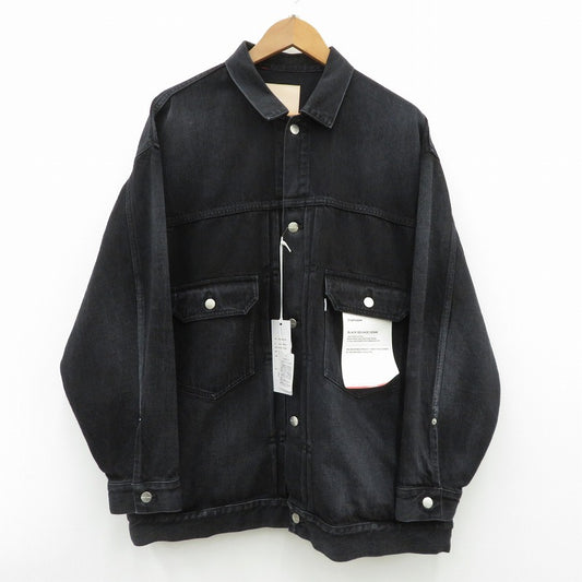 Graphpaper | グラフペーパー Selvage Denim Jacket デニム GU261-20054DB ブラック サイズ：2【瀬戸大橋店】