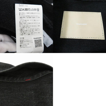 Graphpaper | グラフペーパー Selvage Denim Jacket デニム GU261-20054DB ブラック サイズ：2【瀬戸大橋店】
