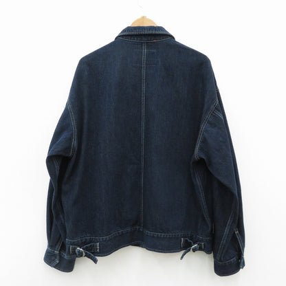 Graphpaper | グラフペーパー Selvage Denim Zip Jacket デニム GU261-20056DB ブルー サイズ：2【瀬戸大橋店】