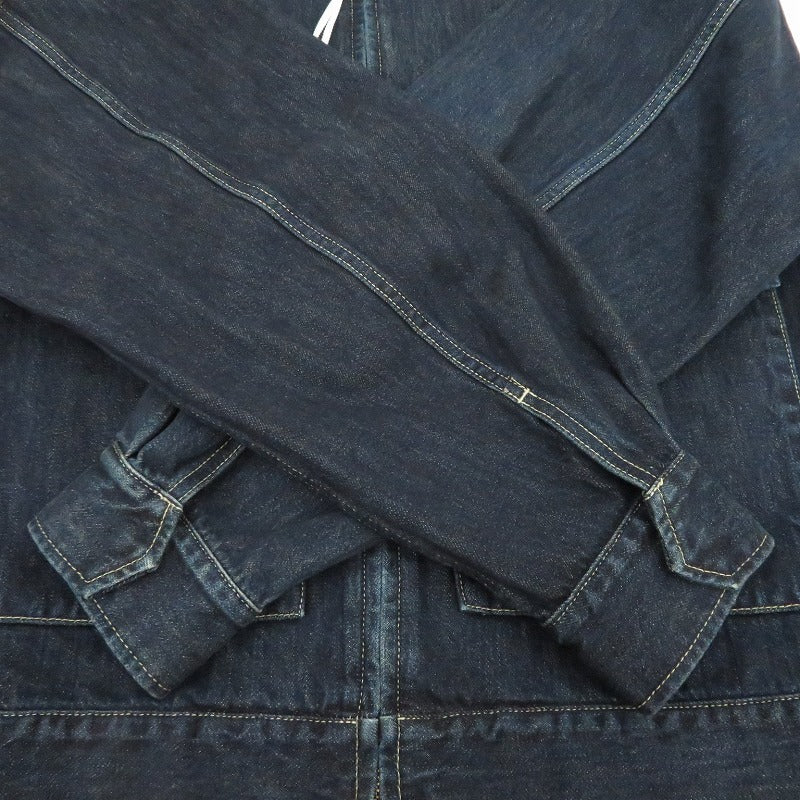 Graphpaper | グラフペーパー Selvage Denim Zip Jacket デニム GU261-20056DB ブルー サイズ：2【瀬戸大橋店】