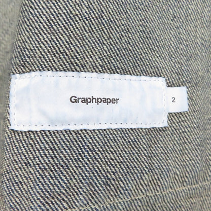Graphpaper | グラフペーパー Selvage Denim Zip Jacket デニム GU261-20056DB ブルー サイズ：2【瀬戸大橋店】
