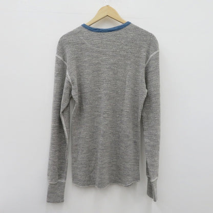 FULL COUNT | フルカウント ヘンリーネックロンT 25周年モデル 長袖Ｔシャツ 5963EX グレー サイズ：42【瀬戸大橋店】
