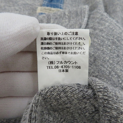 FULL COUNT | フルカウント ヘンリーネックロンT 25周年モデル 長袖Ｔシャツ 5963EX グレー サイズ：42【瀬戸大橋店】