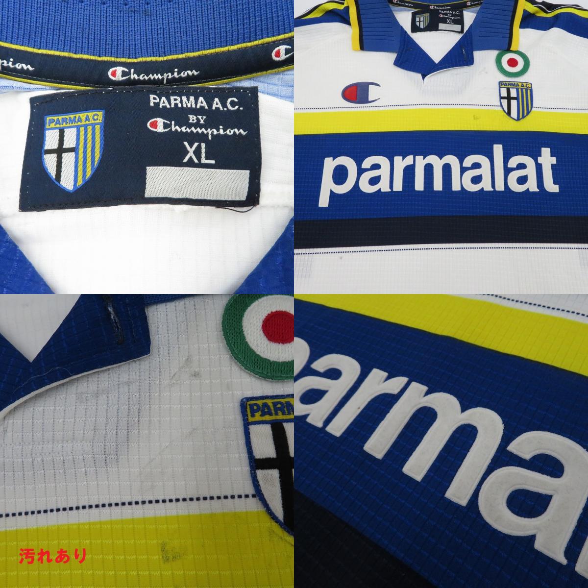 Champion | チャンピオン PARMA A.C. 半袖シャツ ゲームシャツ ホワイト サイズ：XL【瀬戸大橋店】