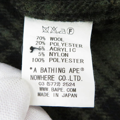 A BATHING APE | アベイシングエイプ 長袖シャツ カーキ サイズ：M【瀬戸大橋店】