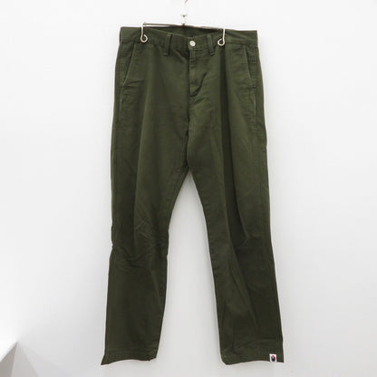 A BATHING APE | アベイシングエイプ チノパンツ カーキ サイズ：M【瀬戸大橋店】