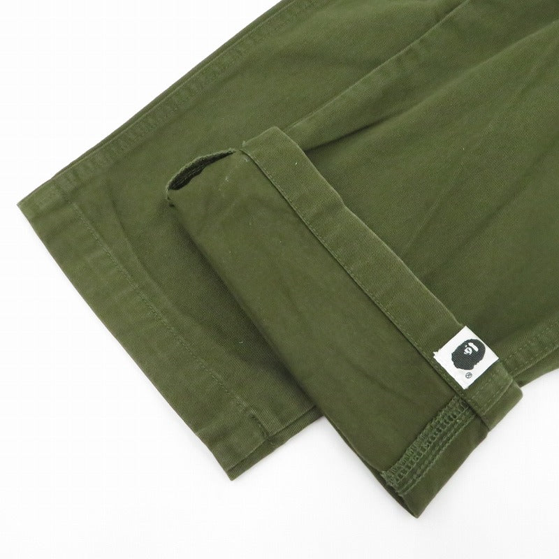 A BATHING APE | アベイシングエイプ チノパンツ カーキ サイズ：M【瀬戸大橋店】
