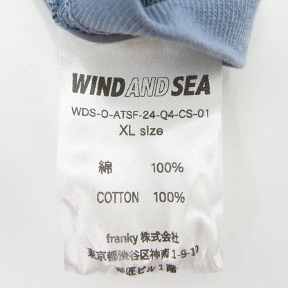 WIND AND SEA | ウィンダンシーウインダンシー PALM TREE 半袖Ｔシャツ ブルー サイズ：XL【瀬戸大橋店】