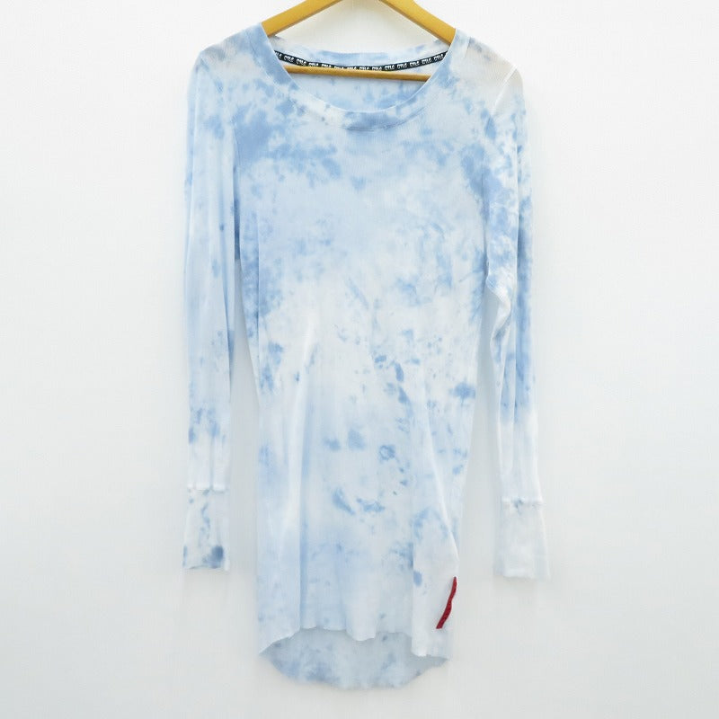 CVTVLIST | カタリスト marble long sleeve 長袖Ｔシャツ 2401010305 ライトブルー サイズ：1【瀬戸大橋店】