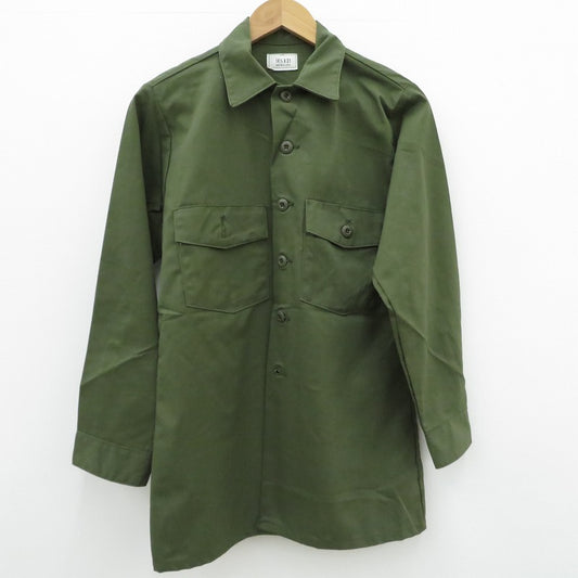 MILITARY衣料 | ミリタリーイリョウ US ARMY UTILITY SHIRTS 長袖シャツ サイズ:14 1/2×31　年式:80’ カーキグリーン【瀬戸大橋店】