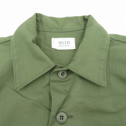 MILITARY衣料 | ミリタリーイリョウ US ARMY UTILITY SHIRTS 長袖シャツ サイズ:14 1/2×31　年式:80’ カーキグリーン【瀬戸大橋店】