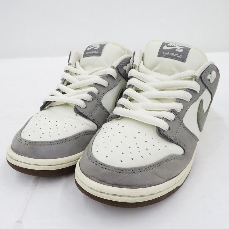 NIKE | ナイキ ×堀米 雄斗 Dunk Low Pro QS 'Wolf Grey' スニーカー FQ1180-001 ダンク グレー 27.5cm【瀬戸大橋店】
