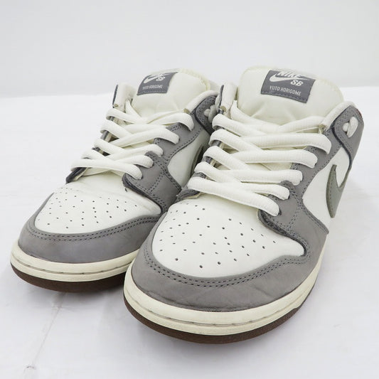 NIKE | ナイキ ×堀米 雄斗 Dunk Low Pro QS 'Wolf Grey' スニーカー FQ1180-001 ダンク グレー 27.5cm【瀬戸大橋店】