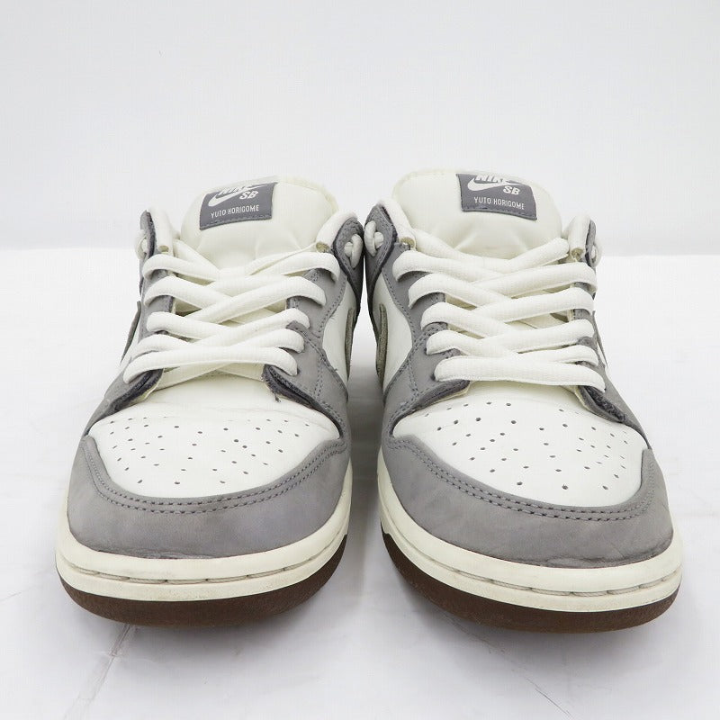 NIKE | ナイキ ×堀米 雄斗 Dunk Low Pro QS 'Wolf Grey' スニーカー FQ1180-001 ダンク グレー 27.5cm【瀬戸大橋店】