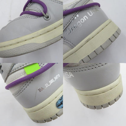 NIKE | ナイキ ×Off-White Dunk Low 1 of 50 'Lot.48' スニーカー DM1602-107 ダンク グレー 27.5cm【瀬戸大橋店】