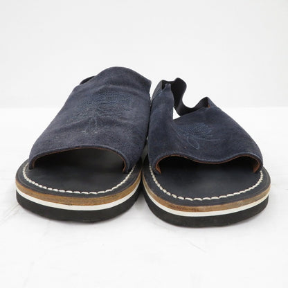 EARLE/別注バックハンドレザーサンダル サンダル ダークネイビー 25.5cm【瀬戸大橋店】