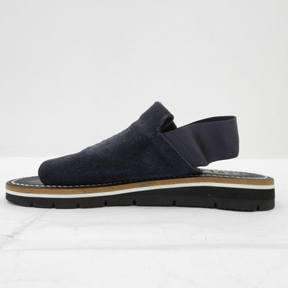 EARLE/別注バックハンドレザーサンダル サンダル ダークネイビー 25.5cm【瀬戸大橋店】