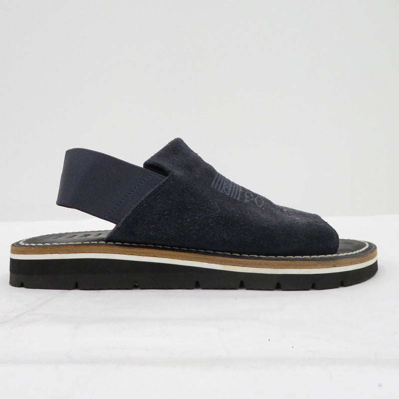 EARLE/別注バックハンドレザーサンダル サンダル ダークネイビー 25.5cm【瀬戸大橋店】