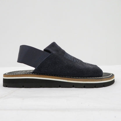 EARLE/別注バックハンドレザーサンダル サンダル ダークネイビー 25.5cm【瀬戸大橋店】