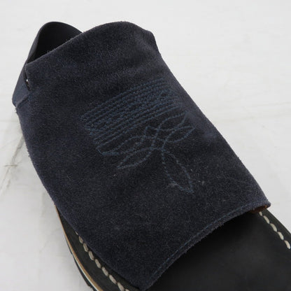 EARLE/別注バックハンドレザーサンダル サンダル ダークネイビー 25.5cm【瀬戸大橋店】