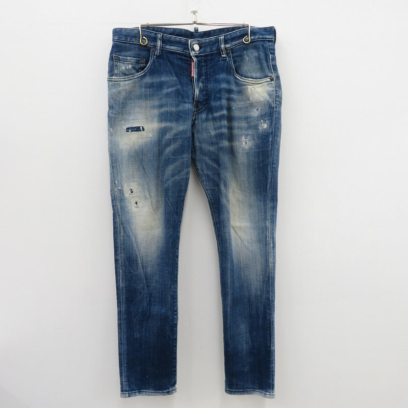 DSQUARED2 | ディースクエアード デニムパンツ S74LB0501 ブルー サイズ：48【瀬戸大橋店】