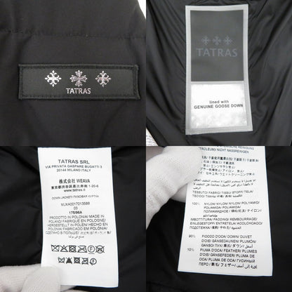 TATRAS | タトラス Cizio Down Jackets ダウンジャケット MJXA0017013588 ブラック サイズ：3【瀬戸大橋店】