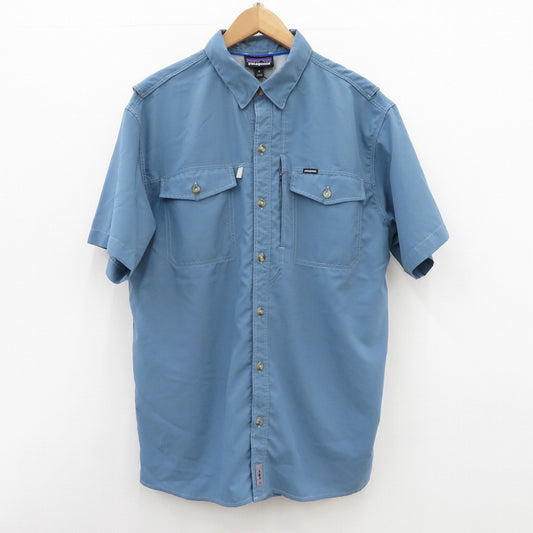patagonia | パタゴニア 半袖シャツ 54235 ブルー サイズ：M【瀬戸大橋店】