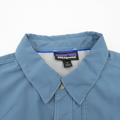 patagonia | パタゴニア 半袖シャツ 54235 ブルー サイズ：M【瀬戸大橋店】