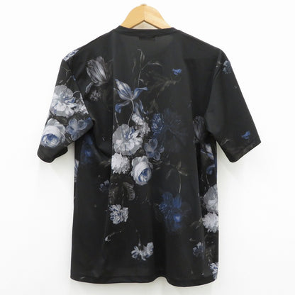 LAD MUSICIAN | ラッドミュージシャン Oil Painting Flower Big T-Shirt 半袖Ｔシャツ ブラック サイズ：42【瀬戸大橋店】