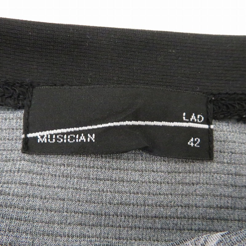 LAD MUSICIAN | ラッドミュージシャン Oil Painting Flower Big T-Shirt 半袖Ｔシャツ ブラック サイズ：42【瀬戸大橋店】