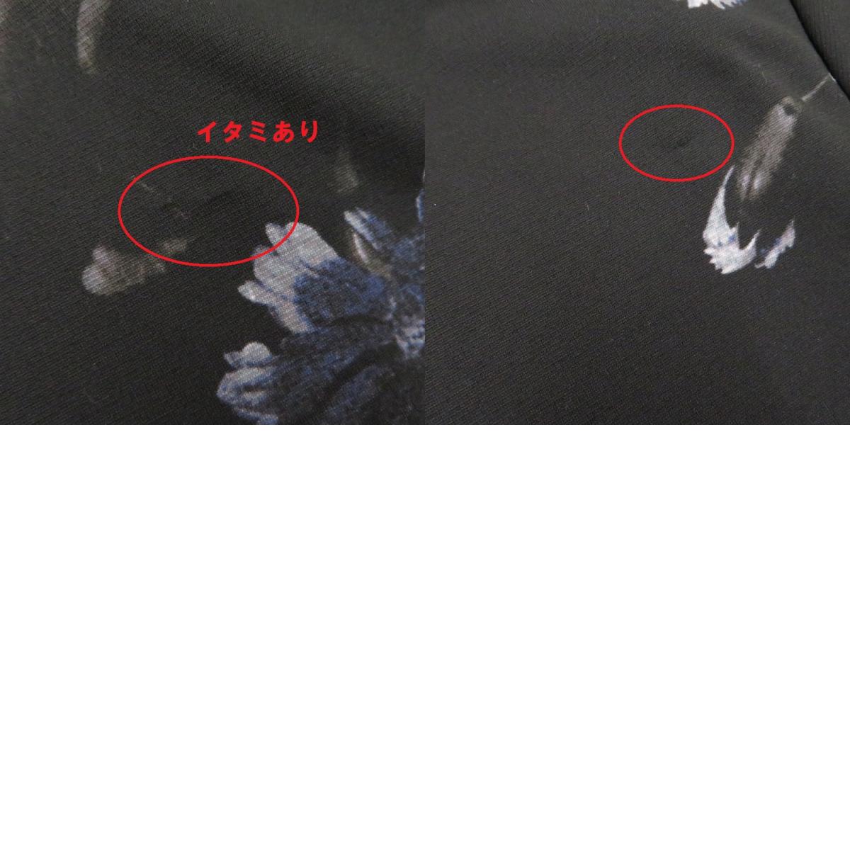 LAD MUSICIAN | ラッドミュージシャン Oil Painting Flower Big T-Shirt 半袖Ｔシャツ ブラック サイズ：42【瀬戸大橋店】