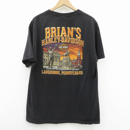 HARLEY-DAVIDSON | ハーレーダビットソン 半袖Ｔシャツ ブラック サイズ：L【瀬戸大橋店】