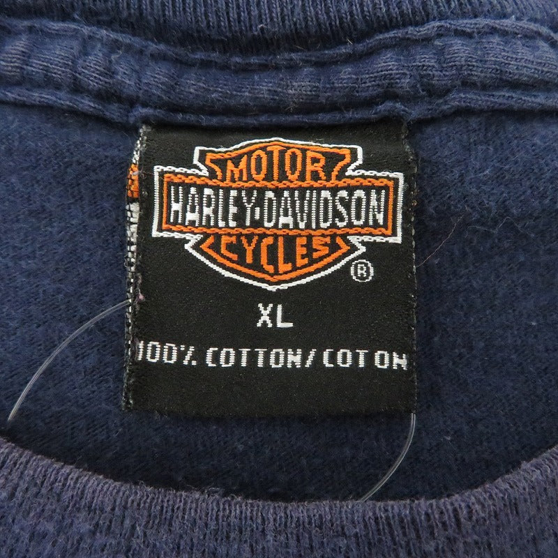 HARLEY-DAVIDSON | ハーレーダビットソン 半袖Ｔシャツ ネイビー サイズ：XL【瀬戸大橋店】