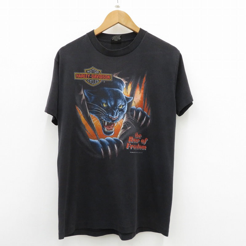 HARLEY-DAVIDSON | ハーレーダビットソン 3Dエンブレム製 半袖Ｔシャツ ブラック サイズ：L【瀬戸大橋店】