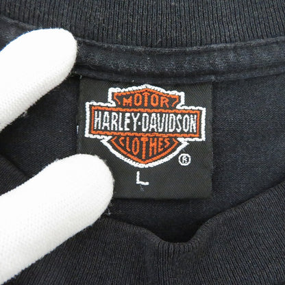 HARLEY-DAVIDSON | ハーレーダビットソン 3Dエンブレム製 半袖Ｔシャツ ブラック サイズ：L【瀬戸大橋店】