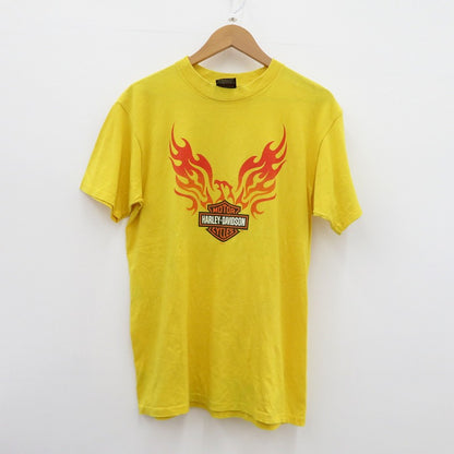 HARLEY-DAVIDSON | ハーレーダビットソン フレイム 半袖Ｔシャツ イエロー サイズ：L【瀬戸大橋店】
