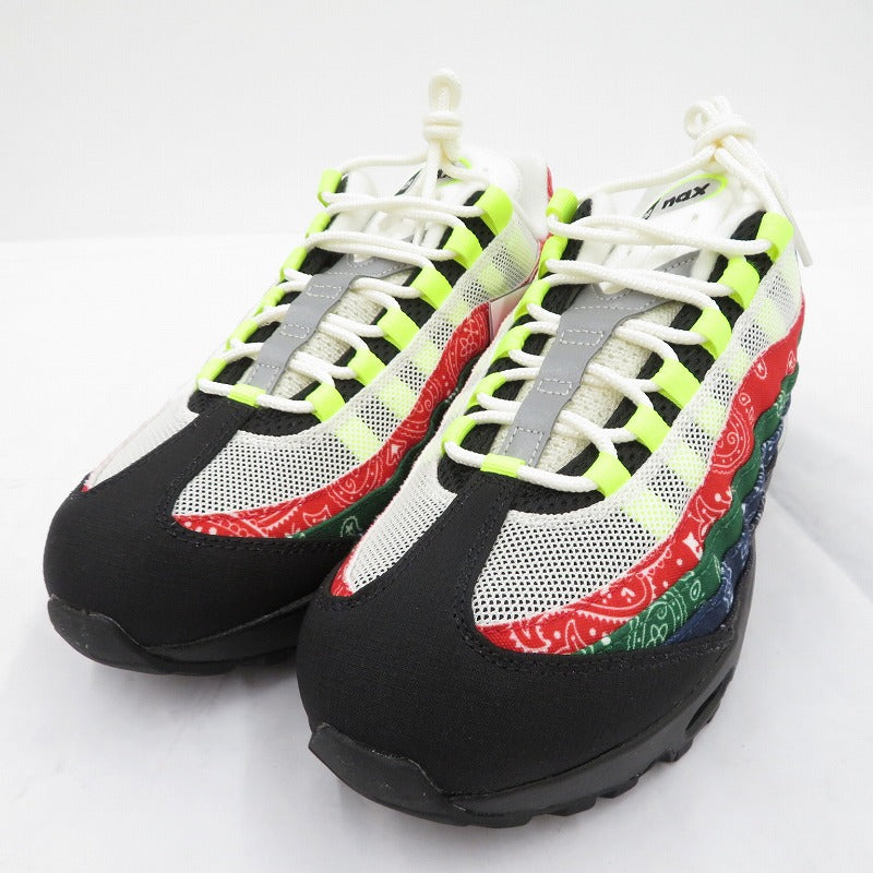 NIKE | ナイキ Air Max 95 Big Bubble SP 'Paisley/Bandana' スニーカー IQ0620-100 エアマックス マルチカラー 27cm【瀬戸大橋店】