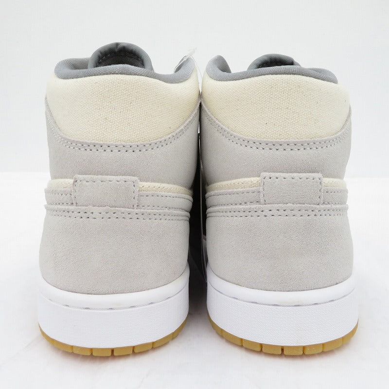 NIKE | ナイキ AJ1 Mid SE スニーカー DN4281-100 エアジョーダン グレー 27cm【瀬戸大橋店】