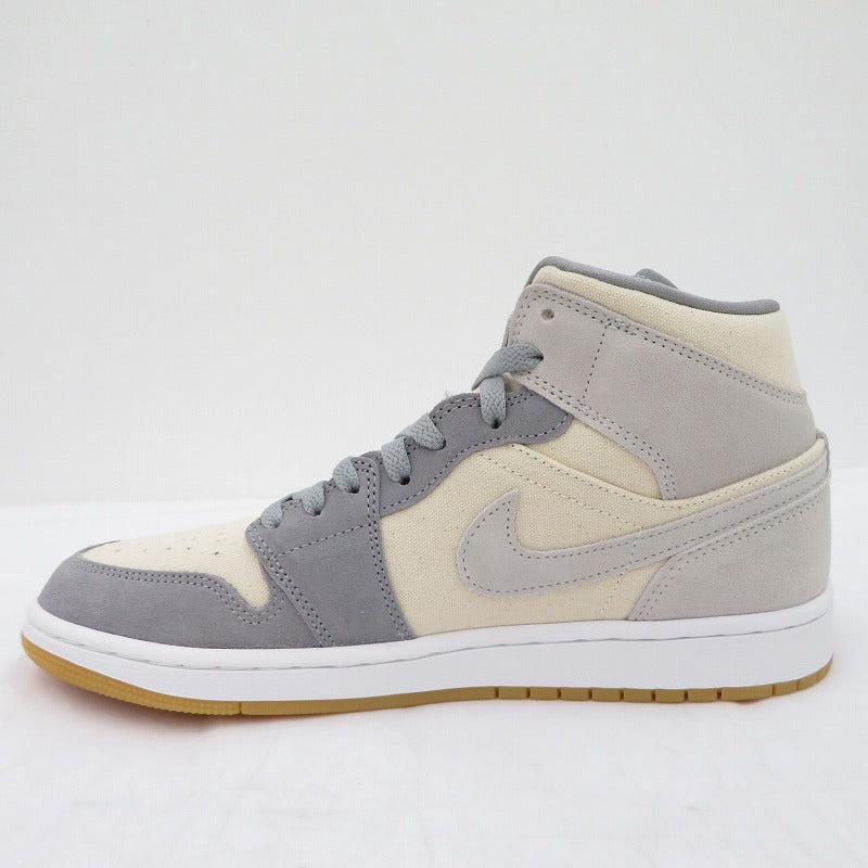 NIKE | ナイキ AJ1 Mid SE スニーカー DN4281-100 エアジョーダン グレー 27cm【瀬戸大橋店】