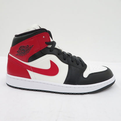 NIKE | ナイキ WMNS AJ1 Mid 'White/Gym Red' スニーカー BQ6472-160 エアジョーダン レッド 28cm【瀬戸大橋店】