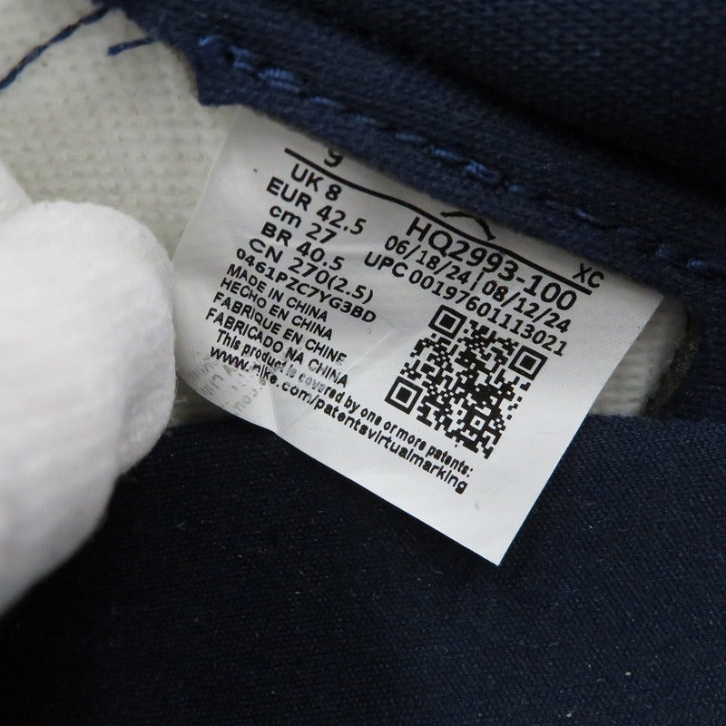 NIKE | ナイキ AJ1 Retro Low OG 'Howard' スニーカー HQ2993-100 エアジョーダン ネイビー 27cm【瀬戸大橋店】