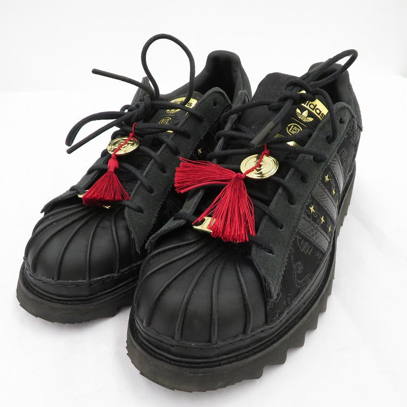 adidas | アディダス SUPERSTAR LNY スニーカー JR5114 ブラック 28.5cm【瀬戸大橋店】